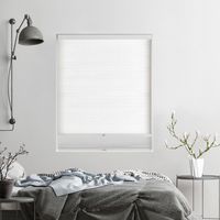 Store enrouleur motorisé sans fil personnalisé à double cellule, occultant jour/nuit, résistant à la chaleur, en nid d'abeille, avec cordon réglable