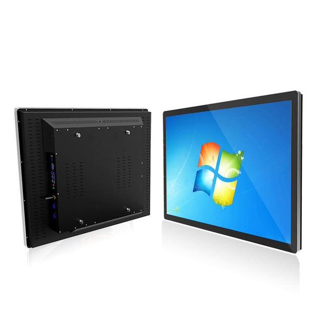 HUILAN 55 Intel Core J1900 I3/I5/I7 True Flat Capacitive Touch Screen All-In-One Industrial Panel PC IP65 Memory Stock