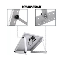 Installation rapide 10 °-60 ° Angle d'inclinaison réglable PV Support de montage de panneau solaire Meilleur système de montage solaire pour toit plat pour usage industriel