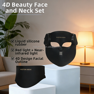 Máscara de Terapia de Luz Fotónica de Alta Intensidad Fitkang OEM 100LEDs, Cuidado de la Piel, Inalámbrica, Portátil, Silicona 4D - Product Image 1