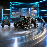 Robot chien télécommandé TQ22 à 8 roues, jouet acrobatique avec caméra frontale HD, transmission Wi-Fi en temps réel, double contrôle pour intérieur et extérieur