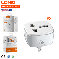 Enchufe Inteligente Wi-Fi LDNIO SCW1050, Precio de Fábrica, 10A, para Uso en Hospitales y Oficinas, Compatible con Hogares Inteligentes en UE/EE. UU./Reino Unido