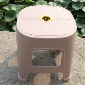 Tabouret en plastique Jiajiale, diamètre 25,5 cm, épaissi, antidérapant, pour salon, salle de bain, tabouret à chaussures - Product Image 4