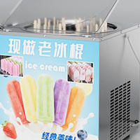 Machine à fabriquer des glaces à la crème de type table, petite, à température réglable, à fonctionnement simple, avec refroidissement automatique, pour glaces aux fruits