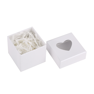 Luxe Mini femmes boucle d'oreille bague <span class=keywords><strong>montre</strong></span> emballage recyclable <span class=keywords><strong>rigide</strong></span> boîte à bijoux personnalisable imprimé conception coeur fenêtre en relief - Product Image 3