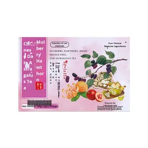Chá Floral de Morango, Espinheiro, Casca de Tangerina e Astrágalo Ingredientes Genuínos Misturados 180g Caixa Selada Prazo de Validade de 365 Dias Anhui - Product Image 6