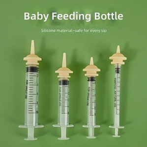 Jeringa para Alimentación de Mascotas con Biberón de Silicona para Cachorros y Gatitos Recién Nacidos - Product Image 1