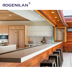 Cocina Aislamiento térmico Low-e Vidrio templado Bifolding Horizontal Slide Aluminio Plegable Ventanas y puertas - Product Image 6