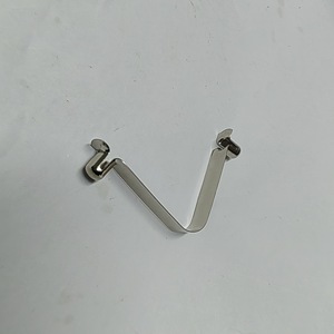 Clip à ressort en V à double tête Jinyi Hardware, diamètre 5 mm, hauteur 7,5 mm, acier poli 65Mn, pour poussettes, tentes, équipements de fitness - Product Image 1