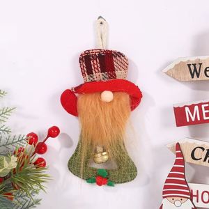 Ornement de Noël en tissu fait main avec logo personnalisé - Décoration de sapin festive à faible MOQ, Père Noël sans visage - Product Image 2