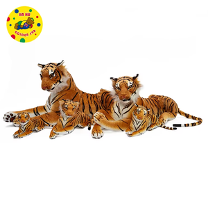 Gran Peluche de Tigre Siberiano Blanco, Adorable y Suave, Relleno de Algodón PP, Accesorios de Plástico Duradero, Juguete de Peluche de Tigre Artificial Realista - Product Image 6