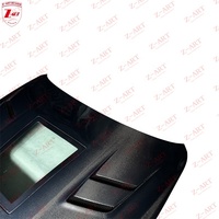 Z-ART 2014+ Capot moteur en fibre de carbone transparente pour Maserati Ghibli, couvercle de moteur en fibre de carbone pour Ghibli, capot avant