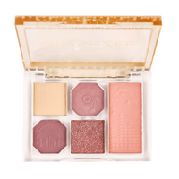 MINSHZEE OEM 5 couleurs Contour et fard à joues et ombres à paupières Palette de fards à paupières dégradés cosmétiques directs d'usine à faible saturation
