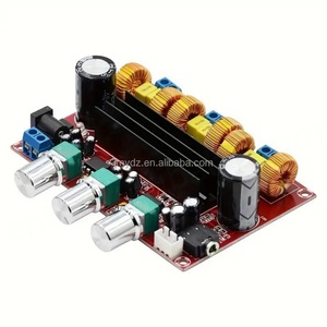 Carte d'amplificateur numérique 2.1 canaux XH-M139, tension large plage 12V-24V, TPA3116D2 2 * 50W+100W - Product Image 3