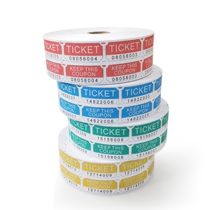 Billets de tombola à double rouleau, billets de concert, billets de train, marque-pages, papeterie, onglets - Product Image 1
