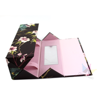 Crown win magnétique pliant cartons cadeau rigide pliable boîte parfum emballage premium paquet safran aligneur kutu boîtes en papier