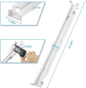 2223320 Riel deslizante para cajón refrigerador/congelador compatible con Whirlpool, reemplaza 1016208, AH869557, EA869557, PS869557 - Product Image 2