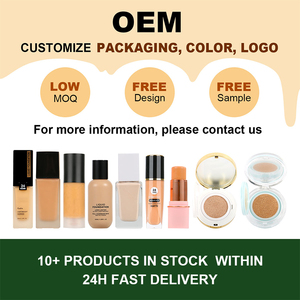 New Arrival 12 Màu Sắc Khuôn Mặt Trang Điểm Mỹ Phẩm Không Thấm Nước Chất Lỏng Màu Đen Kem Che Khuyết Điểm Màu Nền Tảng Chất Lỏng - Product Image 5