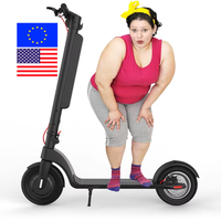 Nouveauté, trottinette électrique pliable de haute qualité, pneus gonflables de 10 pouces, charge maximale de 120 kg, éclairage LED, deux roues, moteur sans balais de 250 W, batterie 10 Ah
