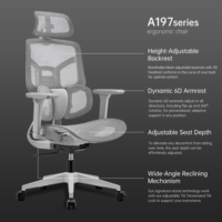 Silla Ergonómica de Respaldo Alto Más Vendida en Alemania con Soporte Lumbar Dinámico, Silla de Escritorio para Computadora, Silla Ejecutiva