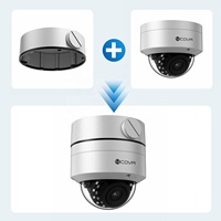 Boîtier de jonction pour caméra de sécurité 4COVR, installation de projet CCTV, en alliage d'aluminium, entièrement métallique, étanche, pour caméra IP PoE anti-vandalisme