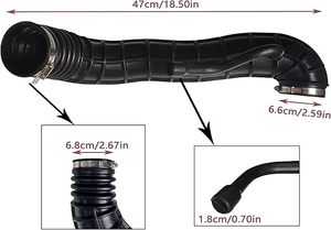 93262068 Auto <strong>Parts</strong> Air Intake Hose Rubber Air Intake Filter <strong>for</strong> GM <strong>Astra</strong> Vectra 2.4 16v - Product Image 5