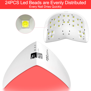 <span class=keywords><strong>NAILGIRLS</strong></span> ไฟสีแดงเล็บ UV LED โคมไฟ 54W ไฟสีแดงเล็บโคมไฟเครื่องเป่าเล็บ UV เจลโคมไฟเล็บ - Product Image 4