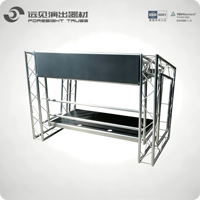 Cabine DJ mobile en aluminium Foresight, table de DJ portable, à vendre