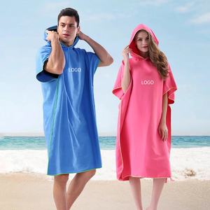 Poncho de surf de microfibra impreso al por mayor toalla personalizada <span class=keywords><strong>bata</strong></span> cambiante con capucha superabsorbente <span class=keywords><strong>para</strong></span> nadar en la <span class=keywords><strong>playa</strong></span> verano - Product Image 4
