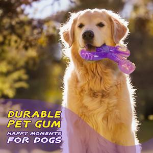 Tavşan kulakları ile sert sevimli köpek çiğnemek oyuncak yoğun chechediş temizleme için interaktif katı Bite naylon gıcırtılı özelliği - Product Image 5