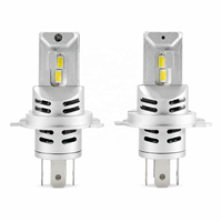 Ampoule de phare LED pour voiture HSSH H4 H7 H11 12V 45W 6500K, puce LED 3000 Lumens, taille mini, 9005 9006, ajustement universel