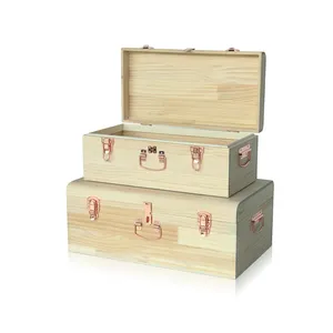 clothing storage organizer wood trunk with locks