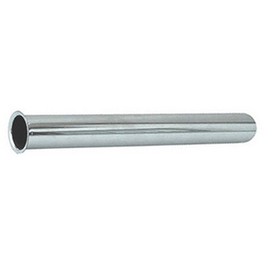 Tuyau d'évacuation WC droit de 32 mm avec bride sans écrou et rosette, siphon de plomberie - Product Image 1