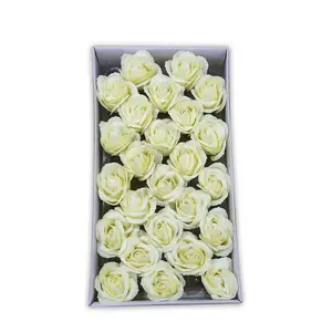 25支/盒5层花玫瑰盒香皂-玫瑰芽花瓣香皂花