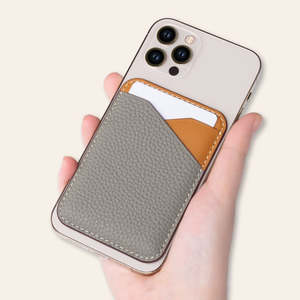 Portefeuille en cuir PU de luxe en gros, portefeuille de téléphone, porte-cartes de visite pour support de carte Magsafe - Product Image 1