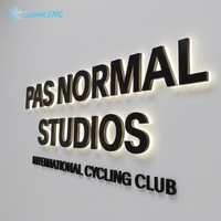 Letras Iluminadas Personalizadas para Interiores y Exteriores, Logotipo de Empresa, Letrero 3D con Letras de Canal, Letrero Metálico con Retroiluminación LED