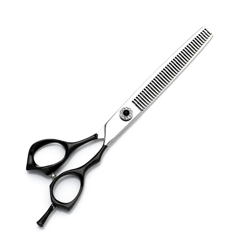 HT-0004 OEM/ODM 6 Inch Japan 440C Steel Barber Scissors Thinning Shears Hair Scissors