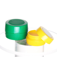 5g 10g 15g 30g Double vide cosmétique emballage conteneur en plastique PP matériel corps gommage pot avec couvercle
