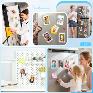 Cadre photo magnétique en acrylique transparent en gros, aimant de réfrigérateur, cadre d'affichage de photographie personnalisé en plexiglas pour souvenirs - Product Image 6