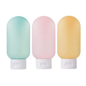 Pulvérisateur à pompe carré en plastique HDPE vide de 250 ml (8 oz) jaune rose, imprimé en sérigraphie, pour shampoing, gel douche, lotion corporelle, huile, crème solaire - Product Image 1
