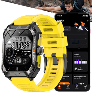 Nouveau sport Smartwatch hommes montre intelligente noir 2.02 "grand écran 400mah longue durée de vie de la batterie IP 67 Flip TFT Digital Smartwatch - Product Image 1