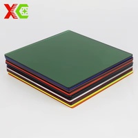 Plaque acrylique PMMA colorée découpée sur mesure pour présentoirs de vente au détail, décoration de meubles et fabrication d'enseignes