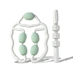 EVA eco-friendly Custom Yoga Massage Ball Roller Stick Set Set di rulli per massaggio in schiuma per la schiena di tessuti profondi per tutto il corpo