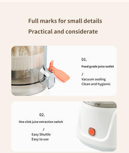 Nuevo Exprimidor Multifuncional Portátil Recargable por USB Inalámbrico, Separación de Residuos de Jugo, Exprimidor Lento Eléctrico de Baja Velocidad - Product Image 6