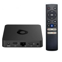 TV Box Android 14 Q1 ATV Rockchip RK3518 con Control Remoto por Voz BT, Quad Core, Wifi 5G, 4k, 2GB, 16GB, Smart TV Android Box, Set-Top Box