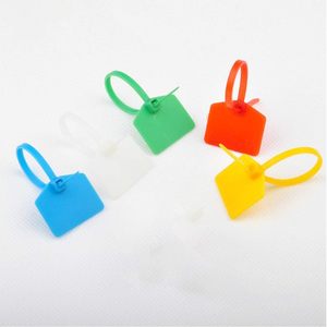 Etiquetas para Cables, Etiquetas de Nylon para Organización de Cables, Lazos de Sujeción Coloridos e Impermeables, Marcadores con Cierre Autoadhesivo - Product Image 1