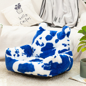 Washable Soft Comfortable Indoor Designer Luxury Cute Small Cow Pattern <b>Dog</b> <b>Sofa</b> Calming Donut Cat Pet <b>Dog</b> <b>Bed</b> - Product Image 5