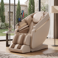 Fauteuil de massage intelligent à mémoire de forme pour tissus profonds, avec cartographie vertébrale, étirement thaïlandais, détection de santé par IA, graphène et zéro gravité