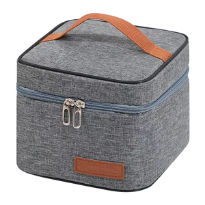 Sac à déjeuner portable grande capacité, sac isotherme en aluminium épais, sac de conservation des aliments frais, sac bento isotherme pour l'extérieur - Product Image 1