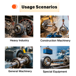 ตลับลูกปืน P6ลูกปืนแนวร่วมในอุตสาหกรรมที่มีความแม่นยำสูง/ทนทานต่อการสั่นสะเทือน22217KMB สูง - Product Image 4